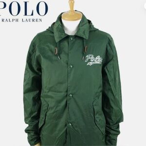 Polo by Ralph Lauren Dark Green Hooded Raincoat